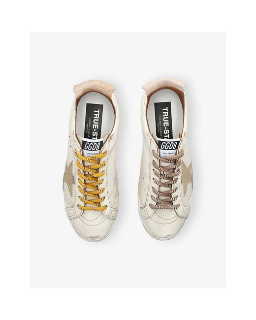 Golden Goose Deluxe Brand Natural True-Star Leather Low-Top Trainers