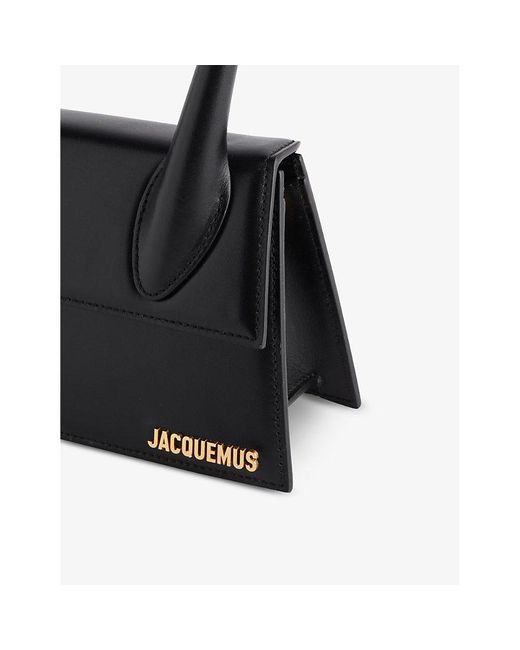 Jacquemus Le Chiquito Moyen Leather Crossbody Bag in Black Lyst