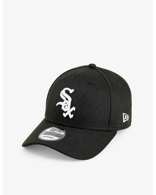 KTZ Black 9twenty Chicago White Sox Woven Cap for men