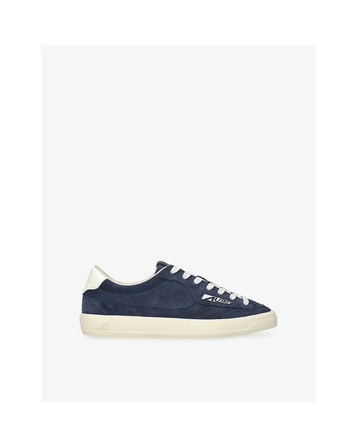 Autry Blue Windscape Suede Trainers for men
