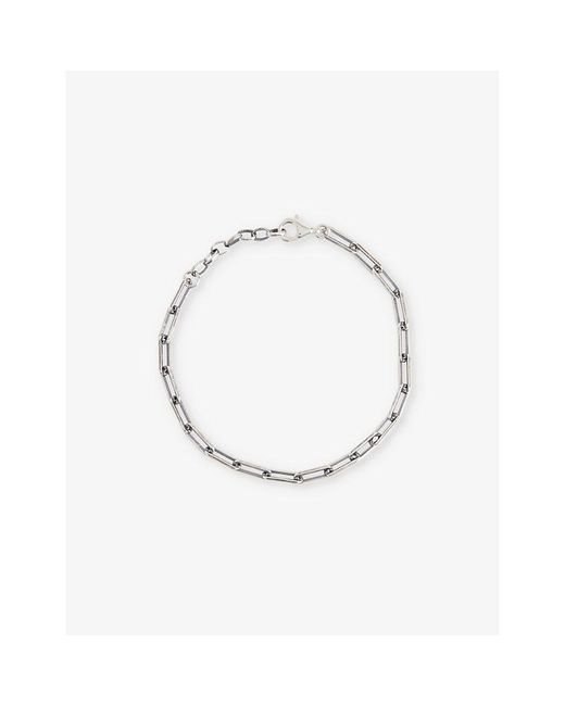 Serge Denimes White Garland Chain Sterling- Bracelet for men