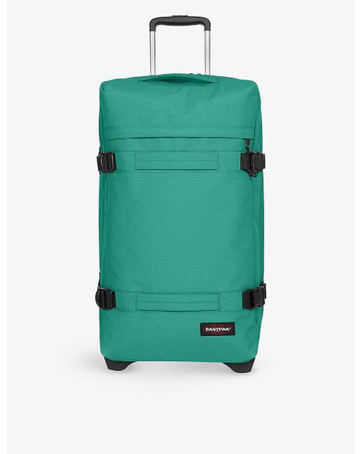 Eastpak Green Transit'r Large Woven Suitcase