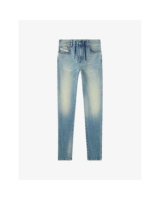 DIESEL Gray 2062 D-Strukt Slim-Leg Stretch-Denim Jeans for men
