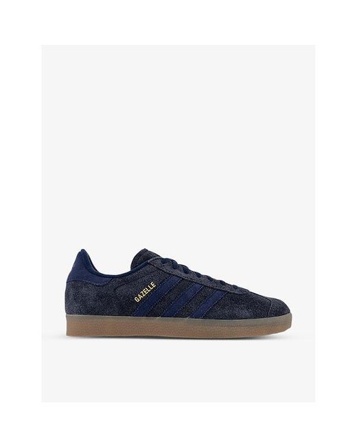 adidas Gazelle Suede Low-top Trainers in Blue for Men | Lyst