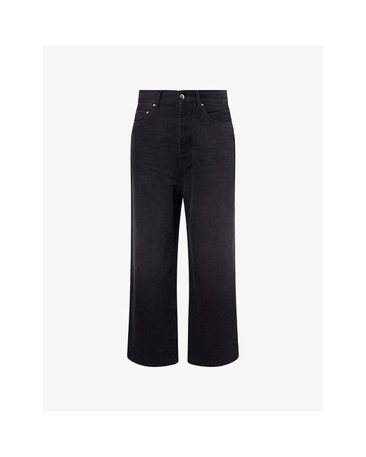 Amiri Black Baggy Wide-Leg Denim Jeans for men