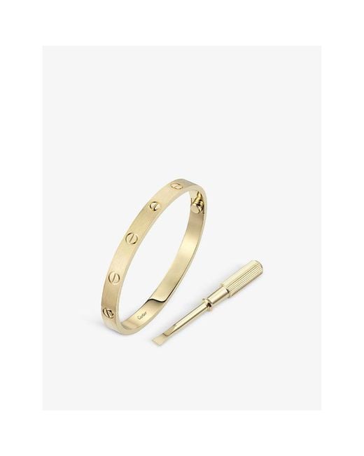 Cartier Natural Love Classic Brushed 18Ct- Bracelet