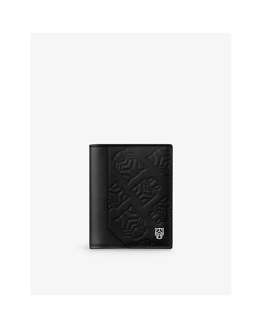 Cartier Black Panthère De Quilted Leather Card Holder for men