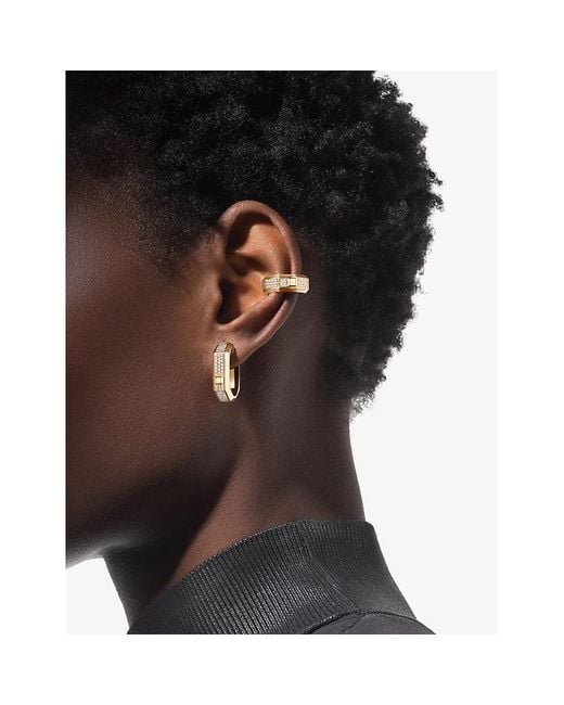 Messika White Moderniste Medium 18Ct And 0.25Ct Diamond Ear Clip