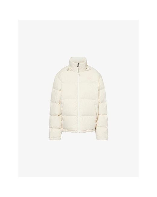 The North Face White X Skims 1996 Nuptse Hooded Shell-Down Jacket