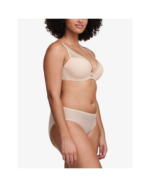 Chantelle Pink Festivite Underwired Lace Bra