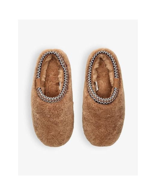 Ugg Brown Tasman Maxi Curly Sheepskin Slippers