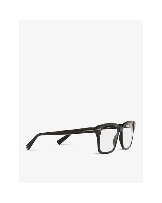 Tom Ford Ft5661 b Acetate Square frame Optical Glasses in Black Lyst