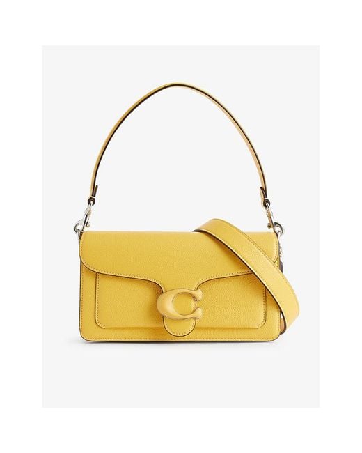 COACH Yellow Tabby 26 Leather Shoulder Bag