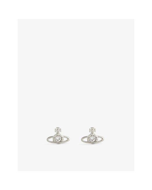 Nano solitaire shop earrings vivienne westwood