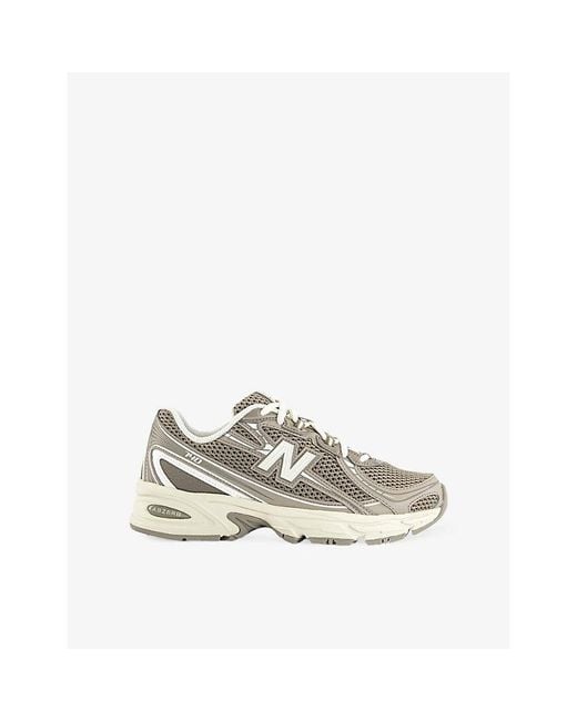 New Balance White 740 V2 Woven Trainers for men