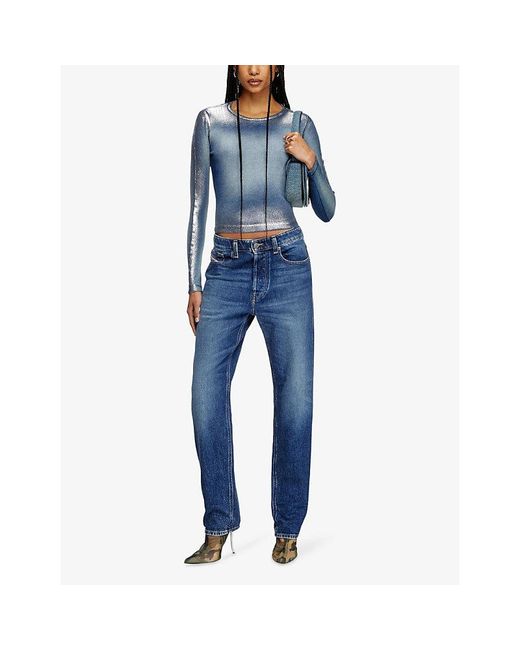 DIESEL Blue 1Dr Denim Shoulder Bag