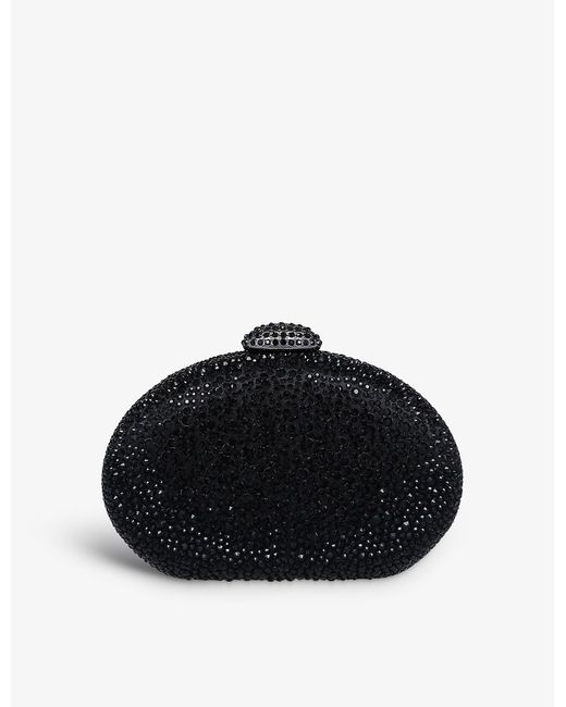 Carvela Kurt Geiger Kianni Jewel-embellished Hard Clutch Bag in Black |  Lyst Canada