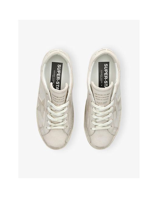 Golden Goose Deluxe Brand Natural Super Star 10189 Leather Trainers