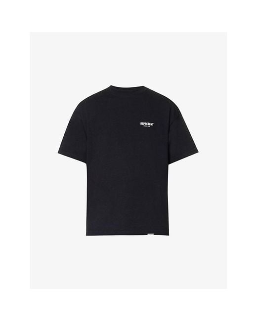 Represent Blue Owners' Club Graphic-Print Relaxed-Fit Cotton-Jersey T-Shirt for men