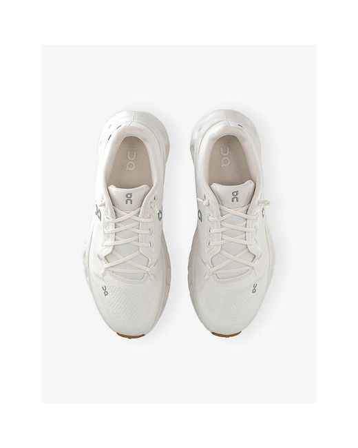 On Shoes White Cloudtilt Woven Trainers