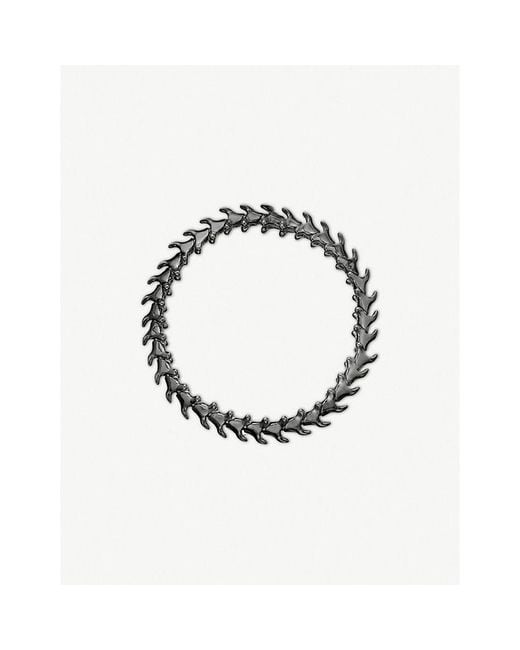 Shaun Leane Metallic Serpent Trace Rhodium Bracelet
