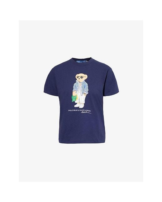 Polo Ralph Lauren Blue Polo Bear T-Shirt