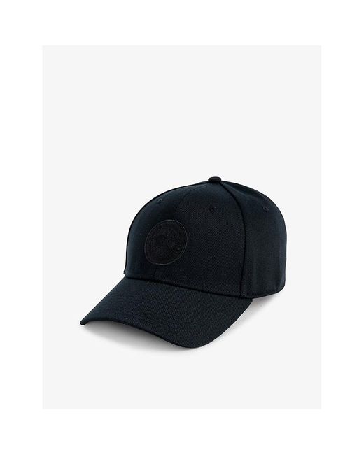 Canada Goose Blue Brand-embroidered Woven Cap