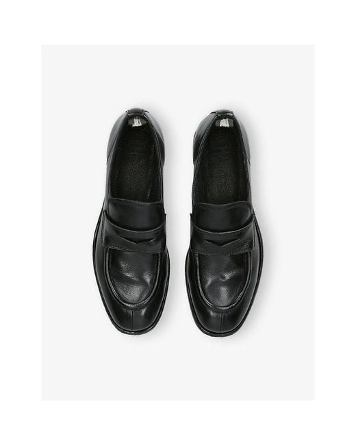 Officine Creative Black Kalliopi Leather Loafers