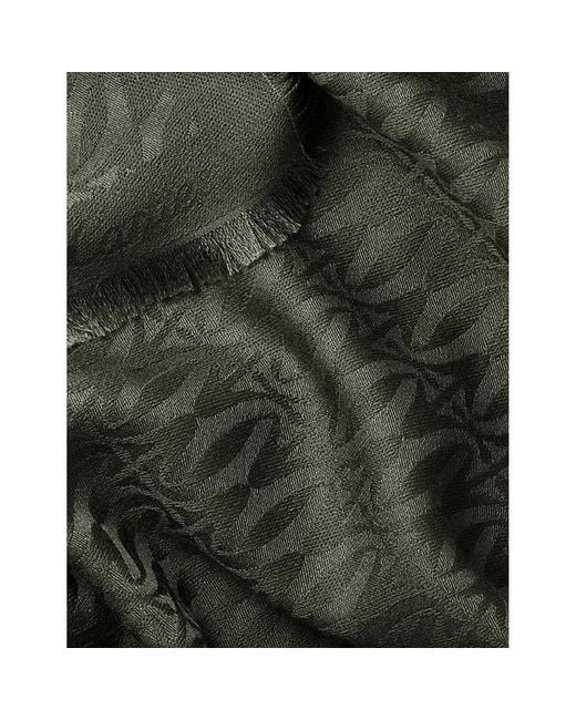 Cartier Green C De Wool And Silk Shawl