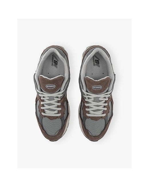 New Balance Gray 2002 Suede Trainers for men