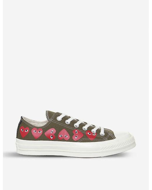 converse heart print