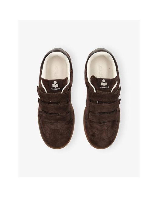 Isabel Marant Brown Beth Suede Trainers