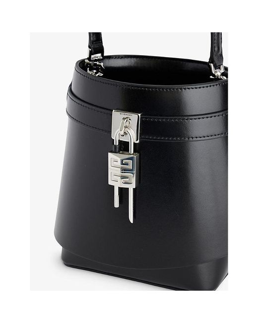 Givenchy Black Shark Lock Leather Cross-body Bag