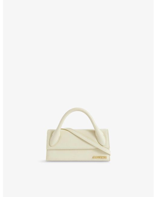 Jacquemus Le Chiquito Long Leather Crossbody Bag in White Lyst UK
