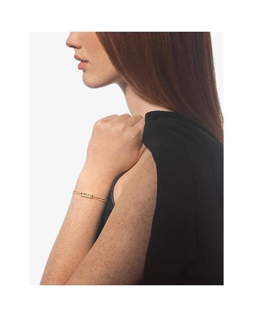 Messika Metallic Cares Pavé 18Ct- And 0.26Ct Diamond Cord Bracelet
