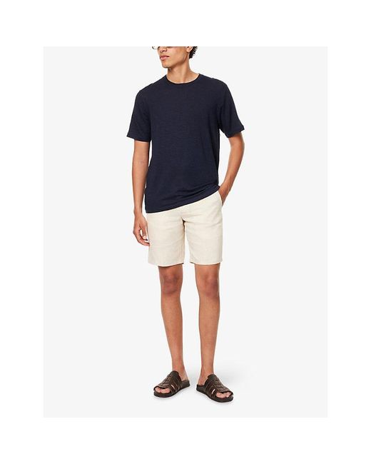 Orlebar Brown Natural Norwich Slim-Fit Linen Shorts for men