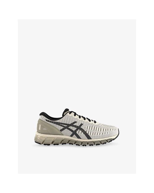 Asics White Gel-Quantum 360 Mesh And Suede Trainers for men