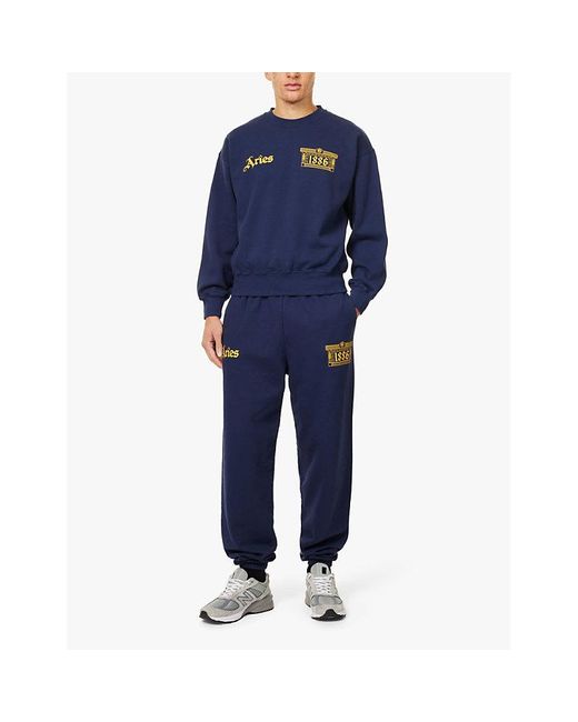 Aries X Arsenal 1886 Crew-Neck Relaxed-Fit Cotton-Jersey Aries X Arsenal 1886 Crew-Neck Relaxed-Fit Cotton-Jersey