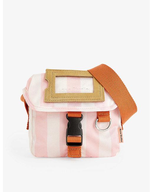 Acne Multicolor D-ring Mini Shell Backpack