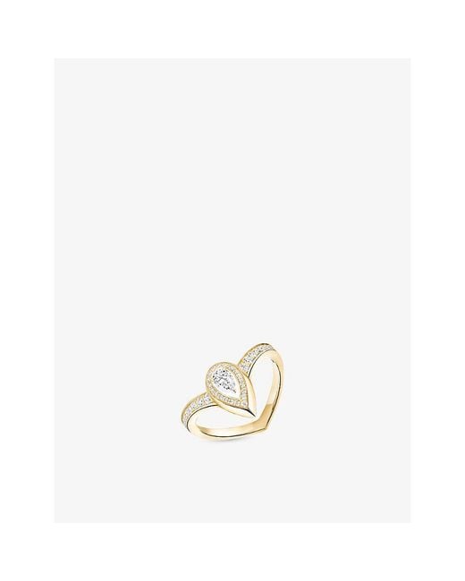 Messika Metallic Fiery 0.10Ct 18Ct And 0.35Ct Diamond Ring