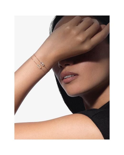 Messika White Cares 18Ct And 0.01Ct Diamond Bracelet