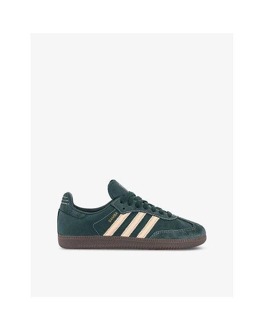 adidas gazelle silver green womens Adidas Samba OG Dark Green