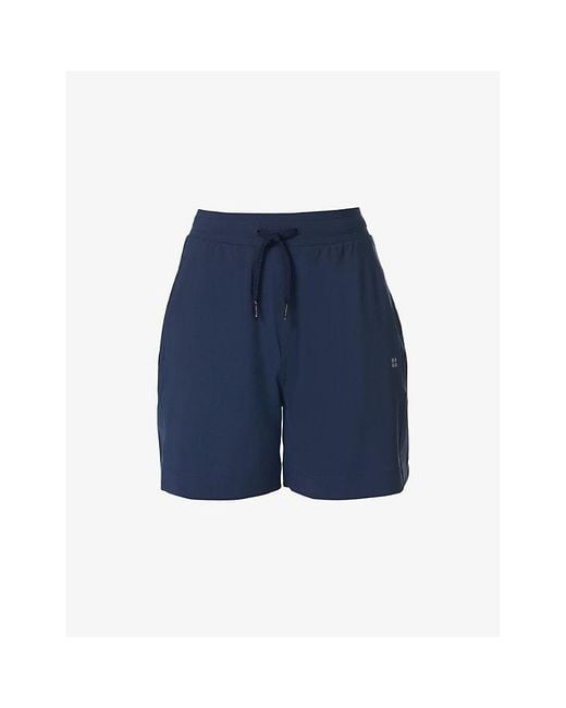 Sweaty Betty Blue Explorer 5.5In Stretch-Woven Cycling Shorts