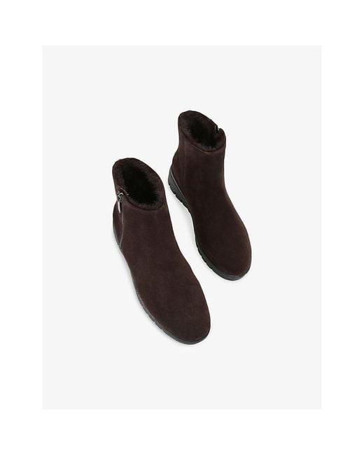 Carvela Kurt Geiger Black Bello Suede Ankle Boots