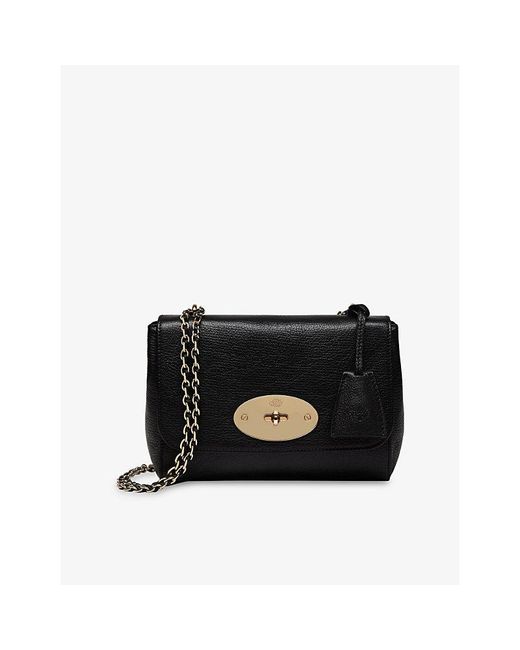 Mulberry Black Lily Leather Shoulder Bag