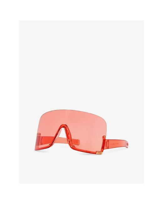 Gucci Pink Gc002161 gg1631s Irregular-frame Injected Sunglasses