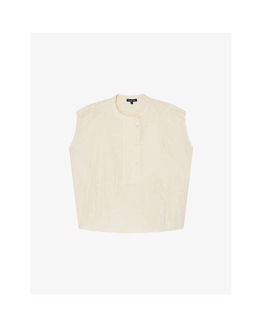 Soeur Natural Danube Relaxed-Fit Cotton-Blend Shirt