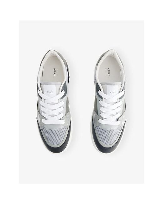 Arne White Arena 2.0 Leather Trainers for men