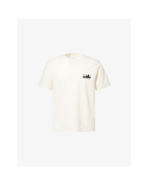 Patagonia White '73 Skyline Cotton-Jersey T-Shirt for men