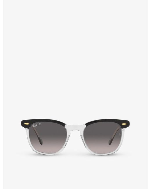 Ray-Ban Rb2298 Hawkeye Square-frame Acetate Glasses in Black | Lyst